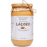 LA&Ccedil;OKO 1 Kg Şekersiz, Saf, Katkısız Fıstık Ezmesi Glutensiz, Vegan, Doğal &Ccedil;ifte Kavrulmuş Yer Fıstığı Ezmesi (1 KG) Peanut Bu