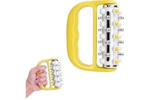 Massageroller handhållen apparat lymfdränering, lätt 100 g, ben armar rygg, massagerullar för lymfdränering, manuell, utan ström, ben, armar, rygg, hudvänlig