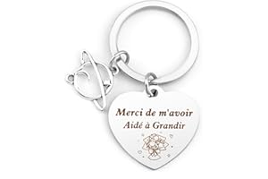 Karyllena Cadeau Professeur Porte Clef Cadeau Maitresse D Ecole Fin D Annee Cadeau Atsem Cadeau Directrice D'école Fin D'année Cadeau Maître D'école Fin D'année Idée Cadeau Assistante Maternelle