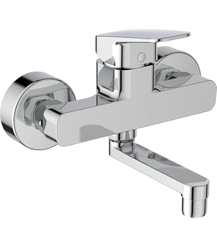 Modena wandarmatuur roestvrij staal buitenlamp 17cm