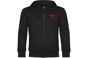 VIMAVERTRIEB® Kapuzen Sweatshirt Jacke Stuttgart - Herzschlag - Shirt Pulli Fußball Fanartikel Fanshop