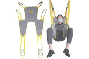 XYEJL Gruas para Discapacitados, Grúa De Paciente Portátil Equipo Paciente La Banda De Transferencia, para Bariátrico, Enfermería, Anciano, Discapacitado,Carga MáXima De 230 Kg,M