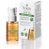 YOON Vegan Biberiye Sa&ccedil; Bakım Serumu - Sa&ccedil; D&ouml;k&uuml;lme Karşıtı, Hızlı Sa&ccedil; Uzatan, S&uuml;lfat, Paraben ve Silikon İ&ccedil;ermeyen, 7 Doğal A