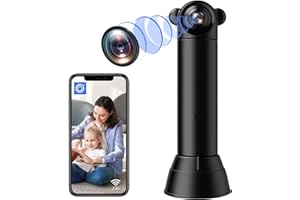 Nisanmoon WiFi Cámara Oculta, Mini WiFi Espía Cámara HD WiFi Espía Cámara Oculta para Vigilancia del Hogar Niñera CAM Soporte de Detección de Movimiento y Grabación en Bucle, App Live View