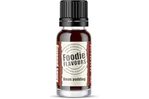 Foodie Flavours Natural Xmas Pudding Flavouring, High Strength - 15ml