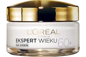 ‎L'OREAL PARIS L'Oréal Paris Ekspert Wieku 60+ przeciwzmarszczkowy krem odbudowujący na dzień, odżywczy ekstrakt z opuncji, olejki roślinne, 50 ml