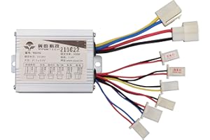 WOOSTAR 36v 500w Contrôleur de Vitesse de Moto Remplacement pour Scooter électrique E Vélo Tricycle Brosse Moteur