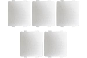AYVRUOP Mica Placa Mica Microondas, 5 Piezas Microondas Cubierta Guía Ondas,Unidades de Placa de Mica para horno microondas Universal Placa reemplazo Reparación de Accesorios 9.9 x 10.8 cm