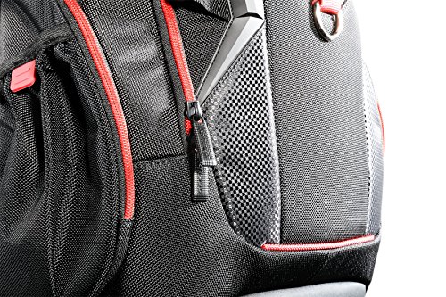 Lenovo Y Gaming Active Backpack (Y Gaming Design, Notebooks bis zu 17 Zoll, Extrafach für Gaming-Headset) schwarz-rot - 6