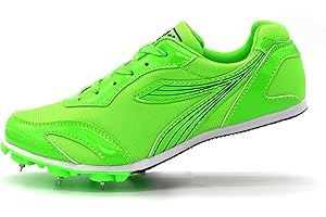 GoldeneAmeisen Leichtathletik Spike Schuhe,Athletik Spike Schuhe,Weitsprung-Leichtathletikschuhe,Track Spike Schuhe,Unisex,Atmungsaktive Leichte,rutschfeste,Laufschuhe,Für Test,Kinder,Herren,Damen