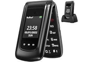 CHAKEYAKE Seniorenhandy ohne Vertrag, Klapphandy Mobiltelefon mit Großen Tasten,2G Handy für Senioren mit 2,4 Zoll Farbdisplay, SOS Notruftaste, Fackel, Taschenlampe, G380D Pro Spezialfunktion für Senioren