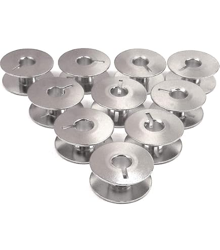 Bobines En Plastique Pour Machine à Coudre Veritas – Lot De 10 – Compatibles Anciennes Machines à Coudre DDR (Rubina, Columba, Famula) - 5