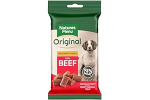 Natures Menu Real Meaty Dog Treats with Beef (12 x 60g)