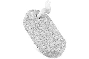 zoerbufan Pumice Stone for Feet/Hands/Body, Natural Lava Pumice Stone for Dead Hard Skin Removal, Foot Scrubber, White Calluse Remover, Foot File for Men/Women for Exfoliation(Oval)