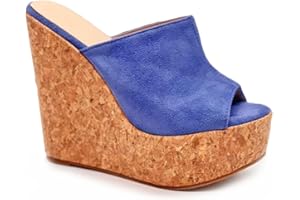 Toocool - Scarpe Donna Zeppe Zeppa zatteroni Scamosciati Sughero Tacchi Alti Plateau CA128