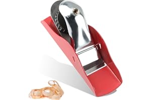 PEACEKING Mini Cepilladora Manual para Carpintería, Pequeña Cepillo Carpintero Manual Ajustable Alisar Compacta Liviana Práctica, Herramientas Carpinteriapara Adecuada de Madera Fabricación Modelos Bricolaje