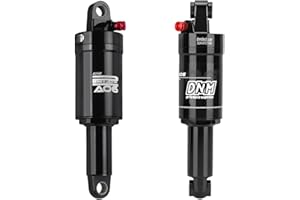 MEROCA DNM AO-6 Mountain Bike Air Rear Shock AL 6061 Shock Body Adjustable Air Pressure 100/125/150/165/190mm Bike Shock Absorber (190mm x 51mm (7.48" x2.01"))