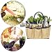 Produktbild Gartenwerkzeug Sets 9 in 1 aus Hochwertigem Polyester und Aluminium Robust und Rostfrei für Hobby- und Profigärtner mit Tasche (Beige)