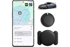 MAILV Mini GPS Tracker for Vehicles work with Google Find Hub, Tracker Device for Vehicles No Monthly Fee No Subscription Car Tracker Device Hidden Magnetic Real-Time Tracking for Cars Bikes