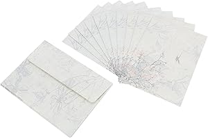 Hefddehy Set di 40 fogli di carta da lettere vintage con buste per scrivere lettere