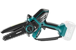 KIESBOHR CSE001 Tronçonneuse sans balais 6" avec lubrification automatique de la chaîne, compatible avec batterie Makita 18 V, (sans batterie ni chargeur)