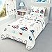 Babies-Island A 2 Piece Bedding Set Pillowcase+Duvet Cover For Baby Toddler To Fit Cot/Cot Bed - MARINA, , SEA, LIGHTHOUSE RED (100x135cm)
