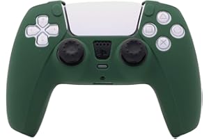 HEATFUN PS5 Accessories, PS5 Controller Skin, PS5 Silicone Controller Cover Green