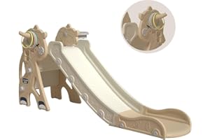 Lnhcrbs Toboganes Infantiles Exterior Plegable, Toboganes Infantiles es Adecuado para Uso en Interiores y Al Aire Libre, Dimensiones: 152 × 68 CM,Carril de Deslizamiento: 142 CM