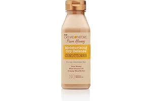 Creme of Nature - Pure Honey - Après-Shampoing Nourrissant à base d'Huile de Coco, Beurre de Karité et Miel - Soin des Cheveux Bouclés Frisés Crépus - Sans Sulfates - Flacon de 355ml