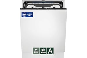 Electrolux Lavastoviglie da Incasso Serie600, EES68615L, 14 Coperti,SatelliteClean, Tecnologia AirDry,Comandi QuickSelect,Funzione ExtraHygiene, Beam on Floor, Funzione AutoOff,Silenziosità 43dB,60cm