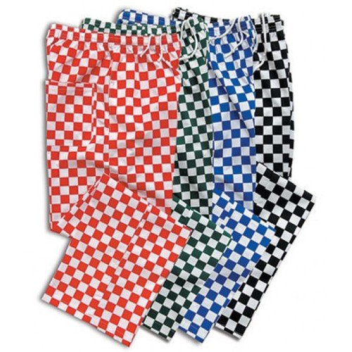 Mcintyre BrandPoly Cotton Chef Trouser, Black White, XX Large