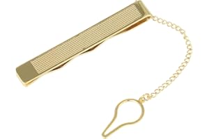 DonDon Pince à Cravate Homme en Acier– Plusieurs modèles Disponibles