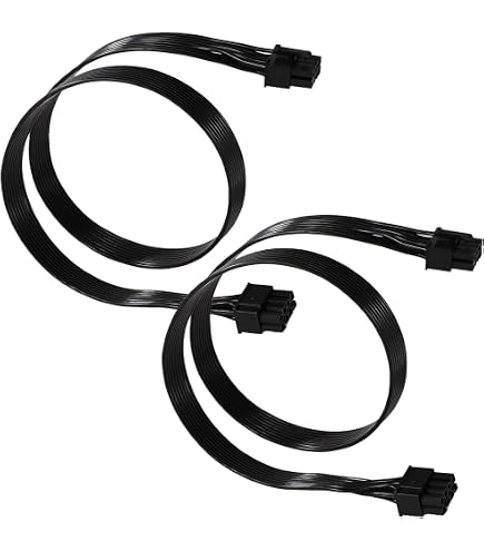 Cavo Di Alimentazione GPU, 67 Cm, Da EPS/ATX 8 Pin A PCIe 6+2 Pin, Nero - 9