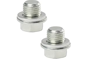 Xibao Automotive Raccordi,Vite di Scarico dell'olio con Anello di Tenuta e rondella,Tappo Bullone di Scarico della Coppa Dell'olio Motore,Adatto per la Maggior Parte delle Auto,Barche (M16x1.5)