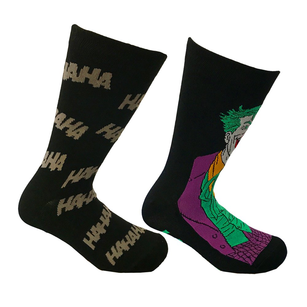 Herren-DC-Comics-2-Pack-Joker-Socken