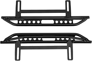 DEMERAS Pedal Lateral de Metal para Coche RC Placa de Paso Lateral de Metal Compatible con Axial SCX10 II 90046 Crawler 1/10