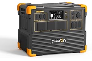 pecron E3600LFP Centrale elettrica portatile, generatore solare 3072 Wh, batteria LiFePO4, estesa a 15.36 KWh, 3600 W, batteria di ricarica rapida per uso domestico, camper, campeggio, emergenze