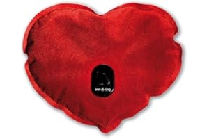 Innoliving Caldo Cuore, Borsa dell'Acqua Calda Pronta all'Uso INN-054 Cordless con Durata di Riscaldamento fino a 6 Ore e Tempo di Riscaldamento Rapido, Potenza 360W, Senza fili e Senza Acqua