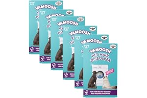 Vamoosh Pet Hair Dissolver - Pet Hair Remover for Washing Machines, Cotton Fresh 18x100g, Eliminates Odours and Dirt, Dissolves Dog, Cat, Horse, Animal Fur, Large Pack up to 18 Washes