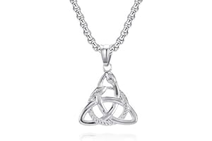 MERTTURM Naszyjnik męski z wisiorkiem w kształcie węża, stal nierdzewna, symbol Wikingów, modna biżuteria dla mężczyzn, ojca, męża, czarno-srebrny