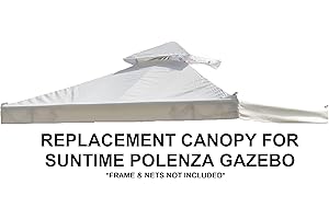 SunTime Replacement Roof Canopy 2.5m Polenza Gazebo Cream