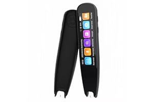 EASYMAIDI Scan Reader Pen, OCR Digital Reading Pen Text to Speech Device for Dyslexia, Support 142 Language Translator Device Pen Scanner for Study Travel Business (B)