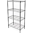 4 Tier Wire Shelving Rack | Multi-Purpose Storage Organizer Rack