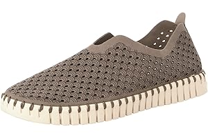 Ilse Jacobsen HORNBÆK | Chaussures Plates pour Femmes | Sneaker à Enfiler en Microfibre recyclée et Semelle en Caoutchouc Naturel antidérapant | Tulip3275 |