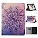 Produktbild Kindle Fire HD 8 2016 Lederhülle, Asnlove PU Ledertasche Schutzhülle + Weich Hülle Stand Feature Flipcase Tasche Leather Case mit Standfunktion Tablet Etui mit Karte Slots für Amazon All-New Kindle Fire HD 8 (8" 6th Generation, 2016 Realeased Nur), Lila Mandala