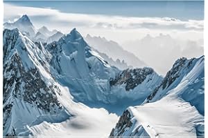 YongFoto 2,2x1,5m Tło Fotografia zimowy krajobraz pokryty śniegiem góry Alpi Boże Narodzenie tła do fotografii sesji zdjęciowych tło fotograficzne rekwizyty do studia