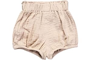 TIDECC Toddler Baby Girls Boys Cotton Linen Blend Bloomer Shorts Underwear Panty Diaper Cover Briefs Infant Underwear 10 Colors