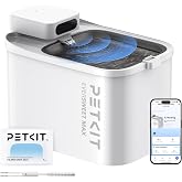 PETKIT EVERSWEET MAX UVC Ak&uuml;l&uuml; Kedi Su &Ccedil;eşmesi, 100 fl oz/3L Evcil Hayvan Su &Ccedil;eşmesi, İ&ccedil;erideki Kediler K&ouml;pekler i&ccedil;in, Yedek 