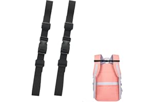 HOTMNTY Correa De Pecho Para Mochila,Correa Ajustable Para El Pecho,Correa De Esternón Con Hebilla,Ajuste Pectoral En Mochilas,Correa De Pecho Ajustable,Correa Antideslizante Duradera Para Senderismo,2 Piezas