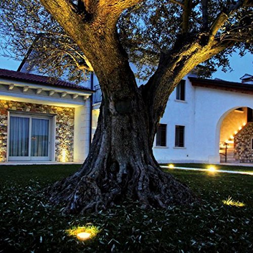 confronta il prezzo KIT DA 4 FARETTI LED WISDOM DA INCASSO PER ESTERNI DA 5W 450LM SEGNAPASSO CALPESTABILE IMPERMEABILE IP65 DISPONIBILE A LUCE BIANCO FREDDO 6500K OPPURE CALDO 3000K. (5) miglior prezzo